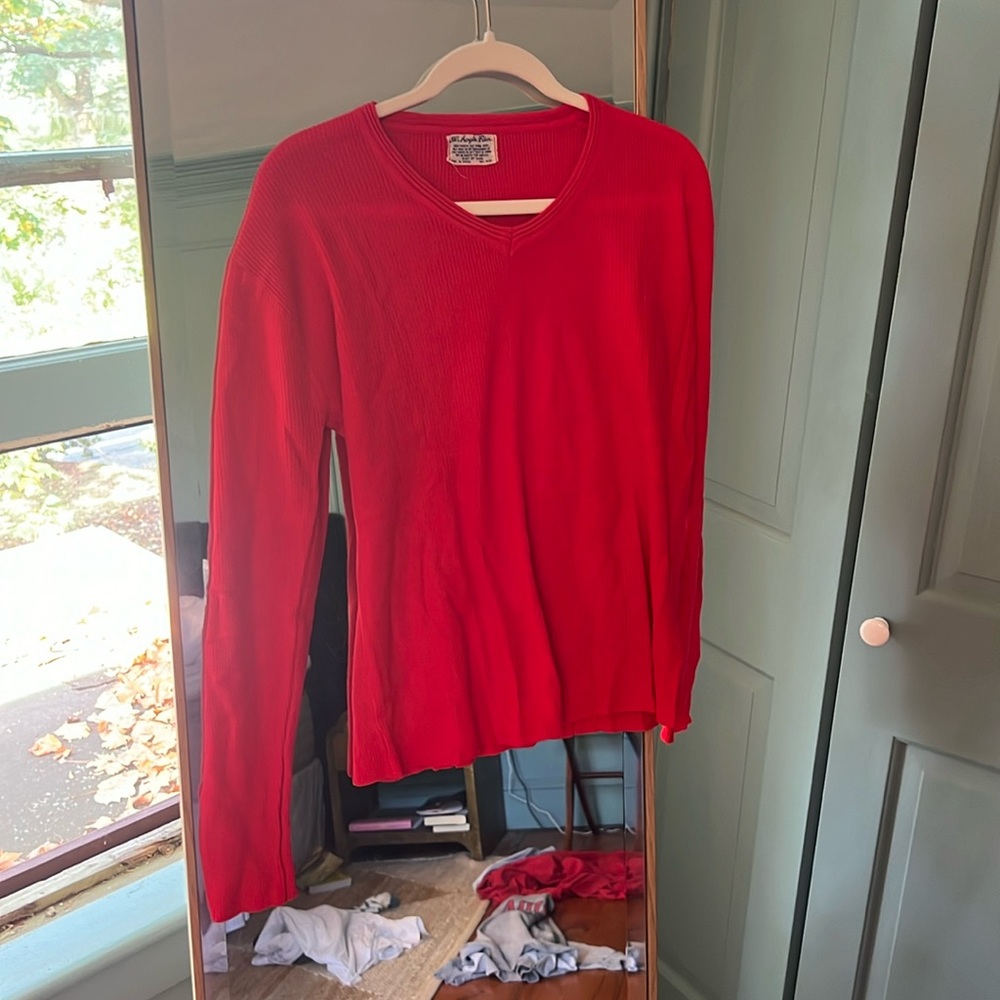 Vintage Cherry Red Sweater